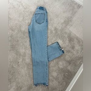 Abercrombie and Fitch 90s Straight Ultra High Rise Curve Love Jeans